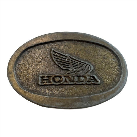 Vintage 90's Honda Motorcycle Belt Buckle