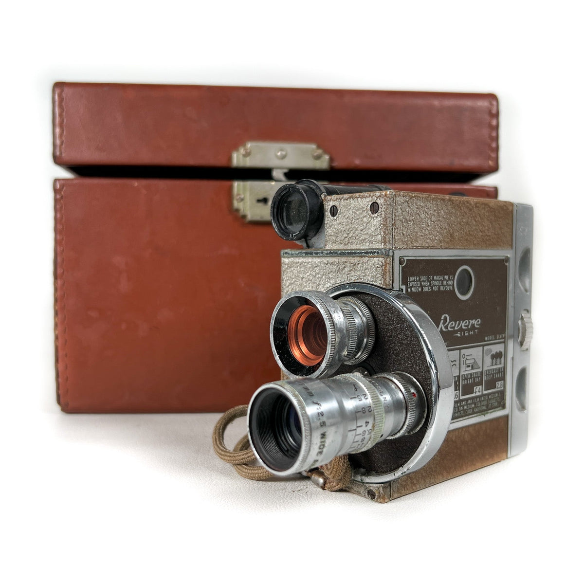Vintage 1947 Revere Eight Model Sixty 8mm Film Movie Camera
