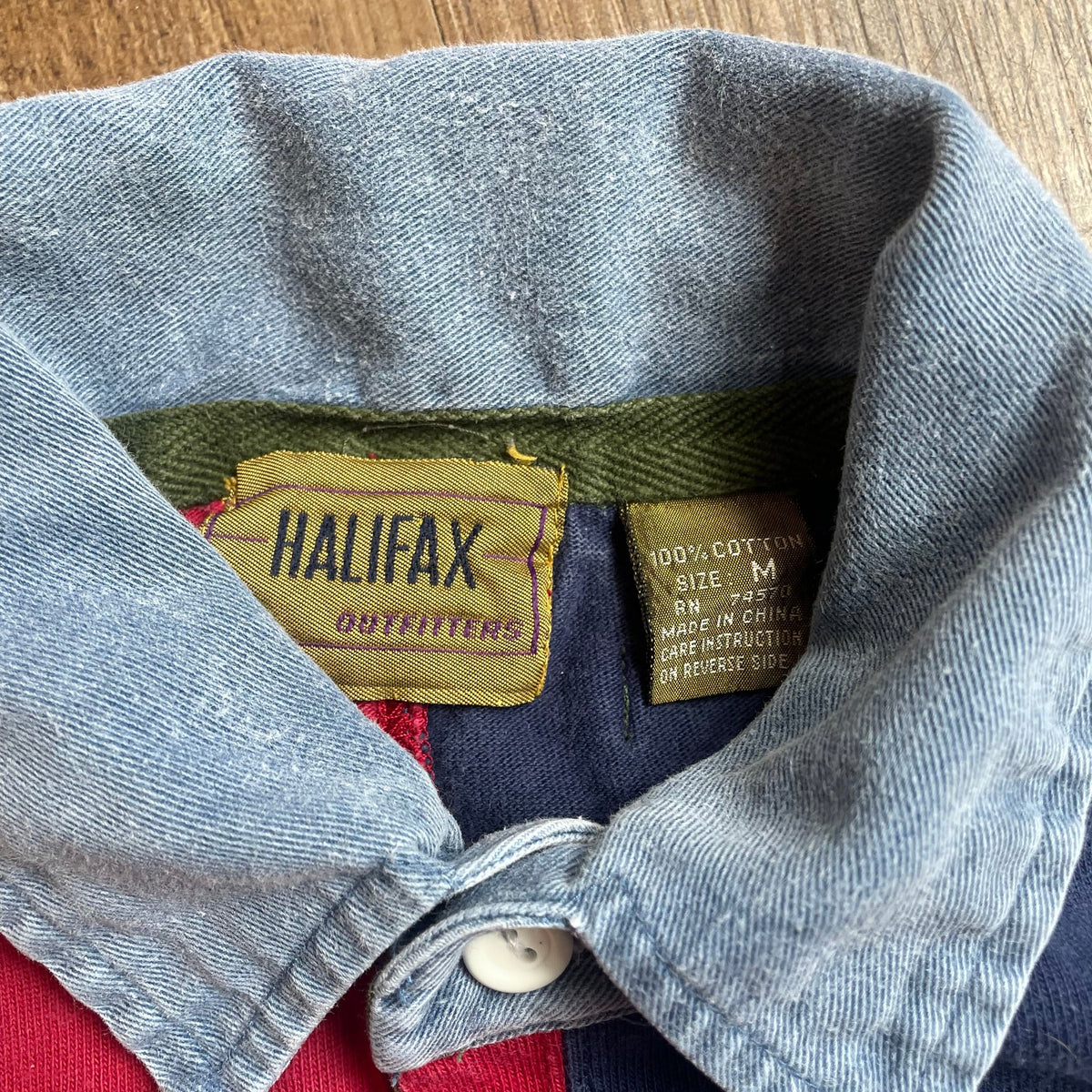 Maillot De Rugby Vintage – BLUE SOX HALIFAX R.L.F.C, STAG STONES, Taille L
