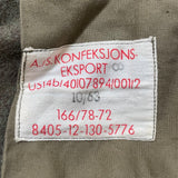 Vintage 1960's A.S. Konfeksjons Eksport German Wool Military Pants