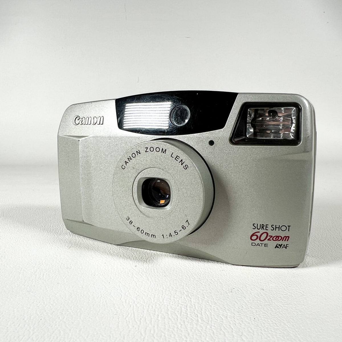 Vintage 1995 Canon Sure Shot 60 Zoom Date 35mm Film Camera