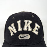 Vintage 90's Nike Spellout Black 6-Panel Hat