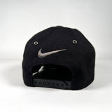 Vintage 90's Nike Spellout Black 6-Panel Hat