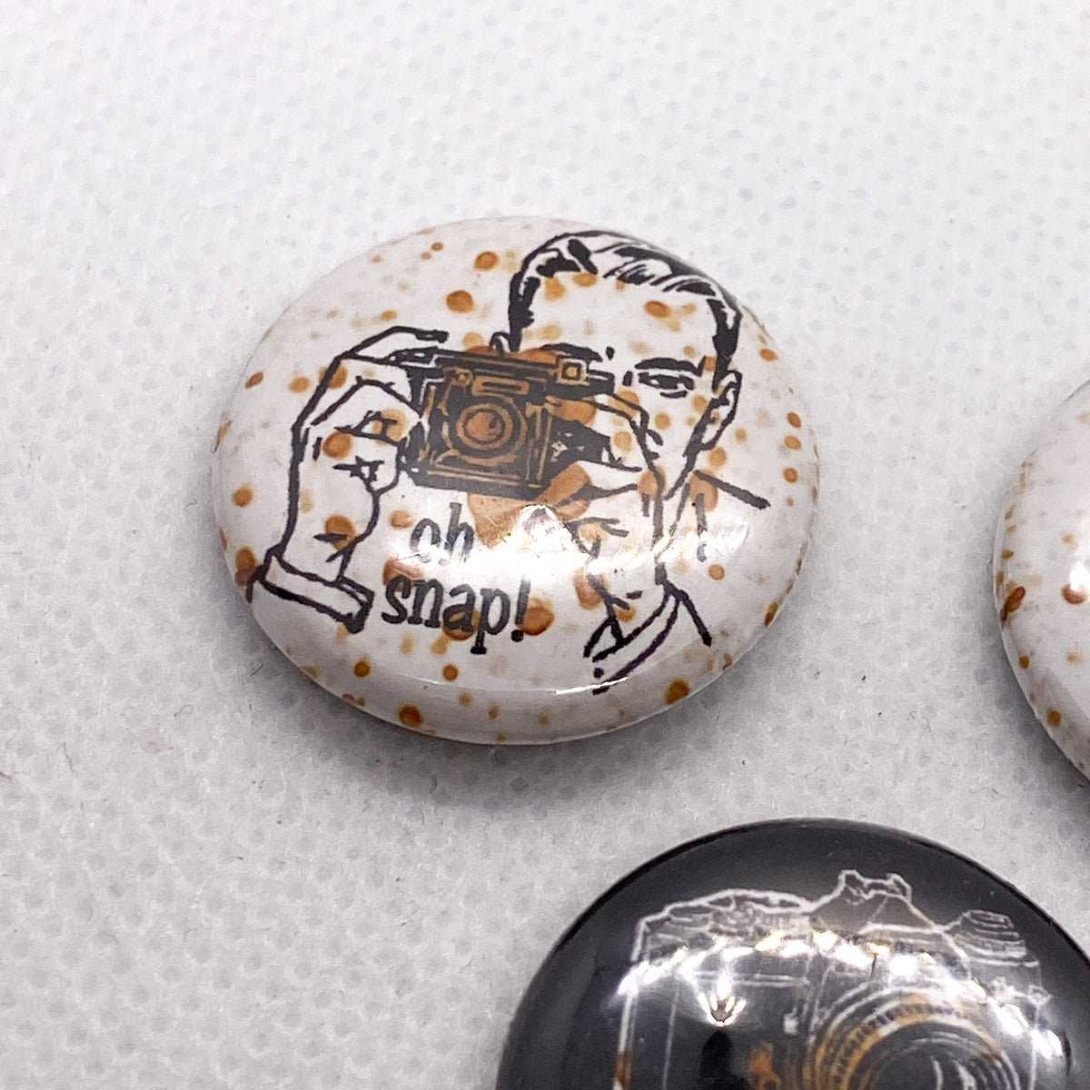 Vintage 90's Lot of 3 Funny Film Photography Buttons – CobbleStore Vintage
