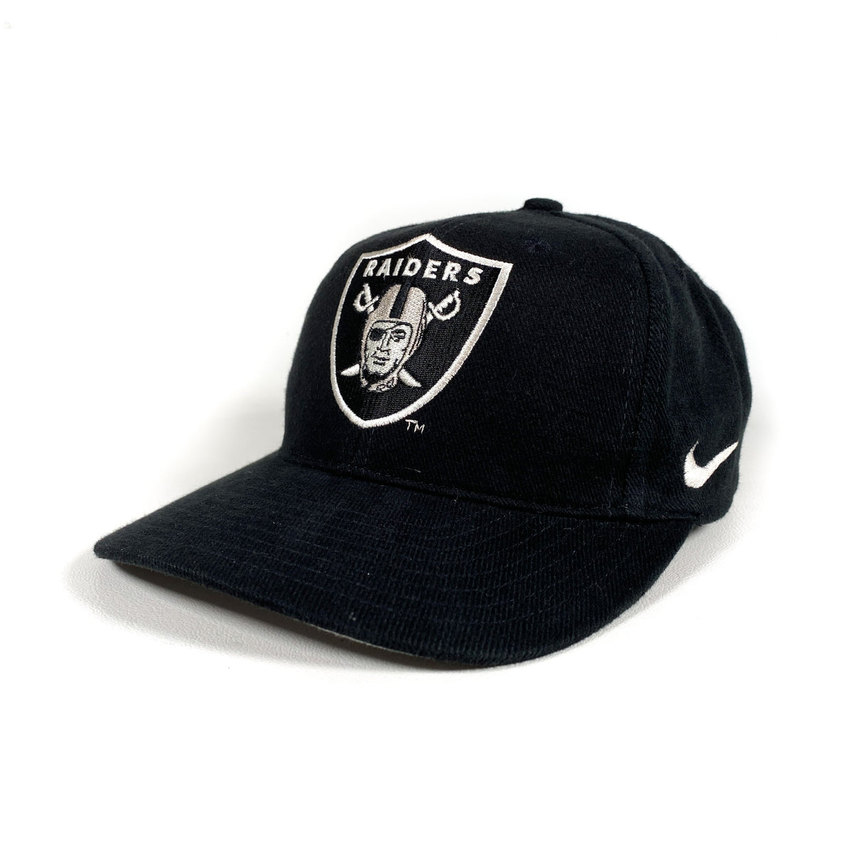 キャップ NFL OAKLAND RAIDERS 90's Snap Back Black Vintage 90's Oakland Raiders Black Snapback Hat Cap AJD