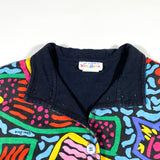 Vintage 80's Art Wear by Ken Done Fish Shirt Jacket