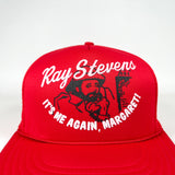 Vintage 80's Ray Stevens “It’s Me Again, Margaret!” Red Mesh Trucker Hat