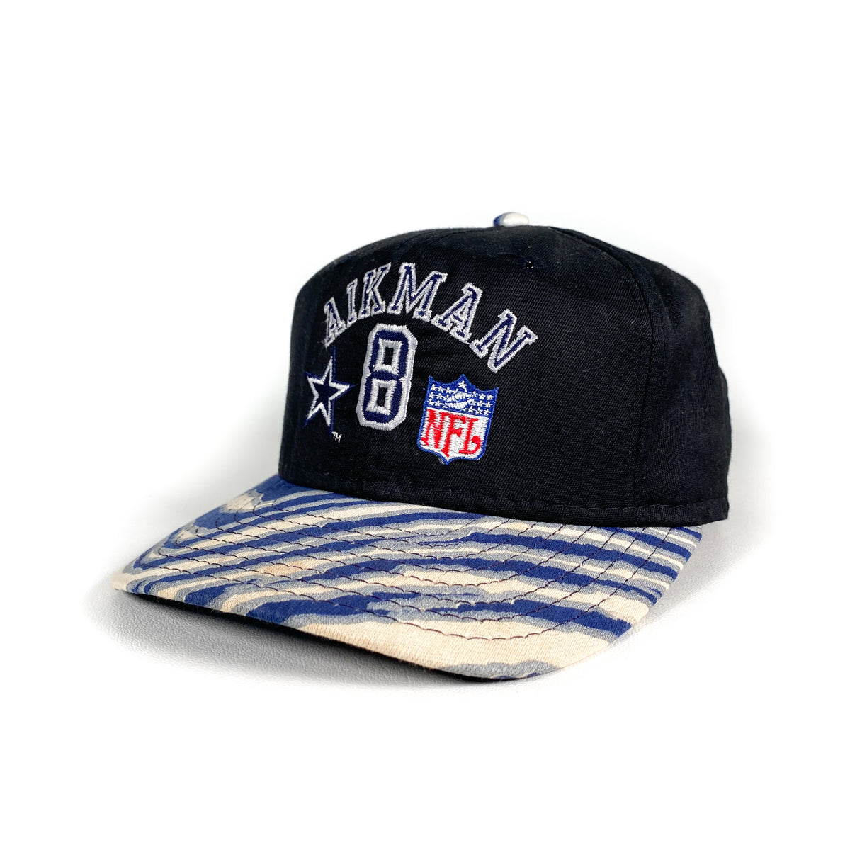 Vintage 90's Dallas Cowboys Troy Aikman Zubaz Hat