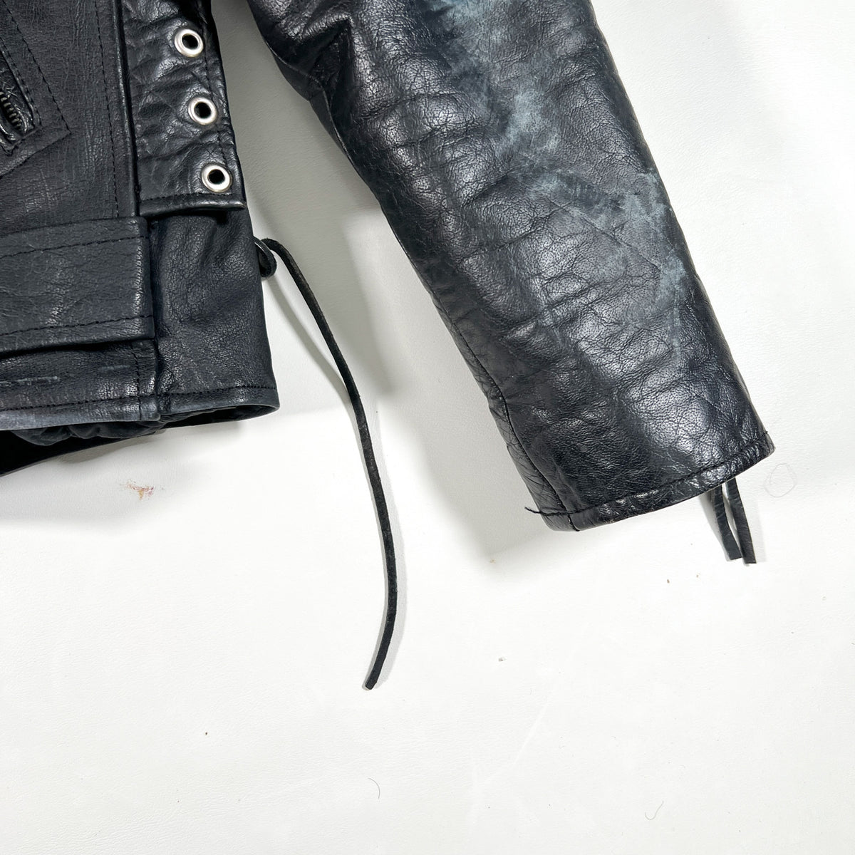 Vintage 80's First Genuine Leather Motorcycle Jacket – CobbleStore