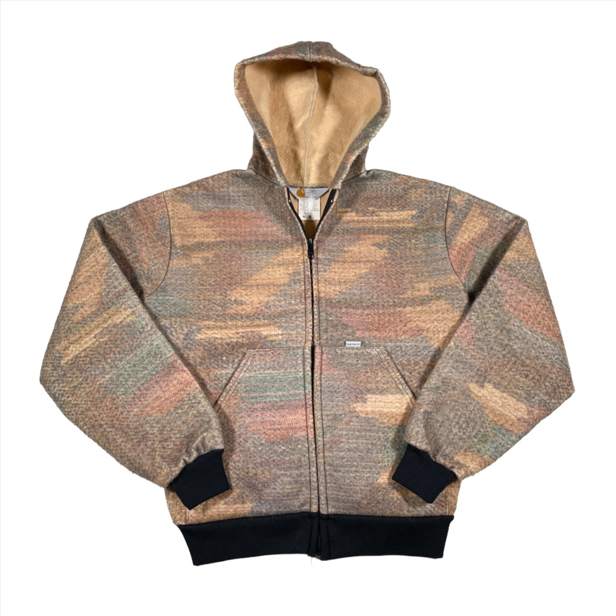 Carhartt 90s USA製 Duck Aztec Vest 3501 Vintage 90's Carhartt Sandstone Duck Quilted Vest