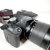 Modern 2009 Canon EOS Rebel T1i Kit w/ 18-135mm & 70-300mm Lenses DSLR Digital Camera