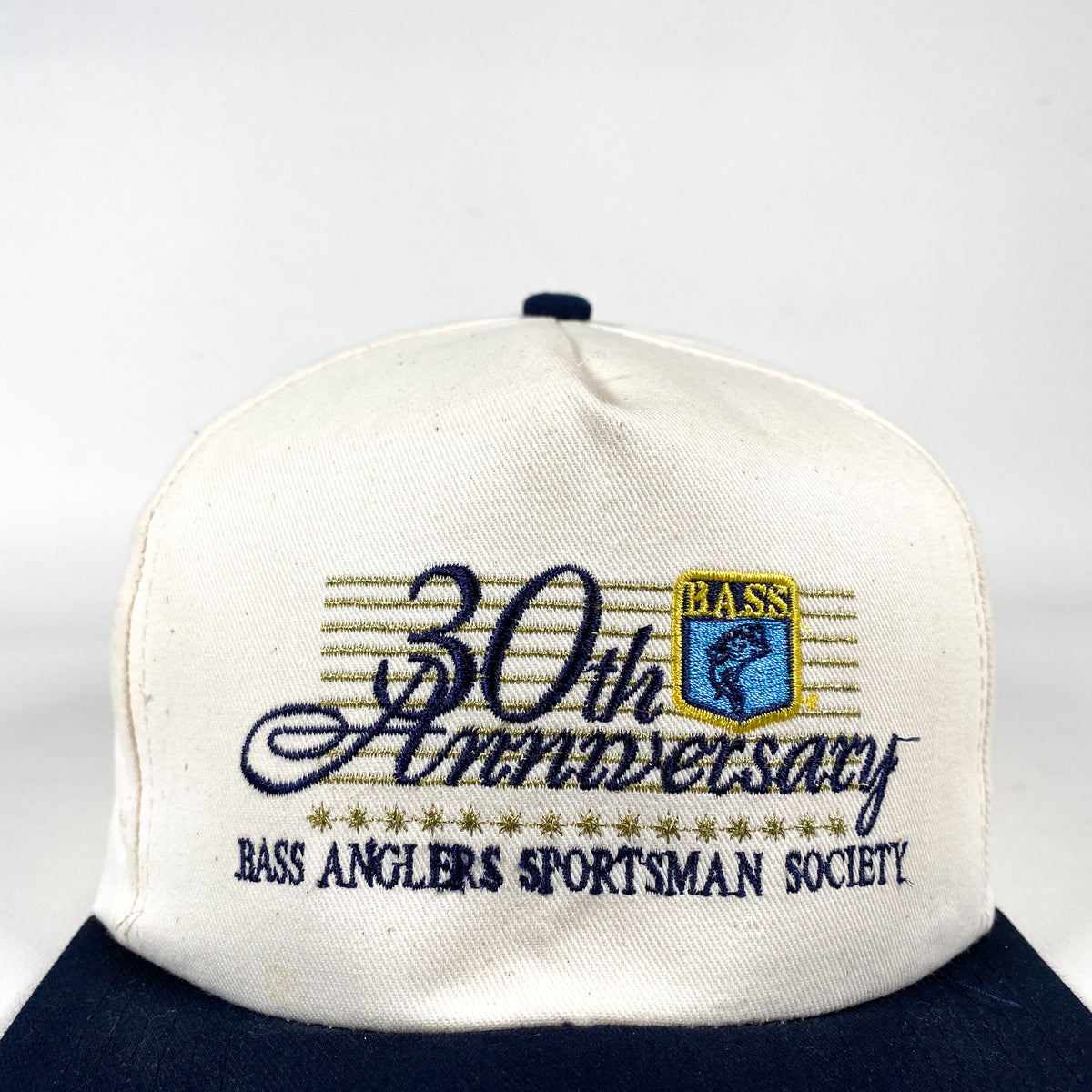 Vintage 90's Bass 30th Anniversary Anglers Society Hat Vintage 90's Bass 30th Anniversary Anglers Society Hat