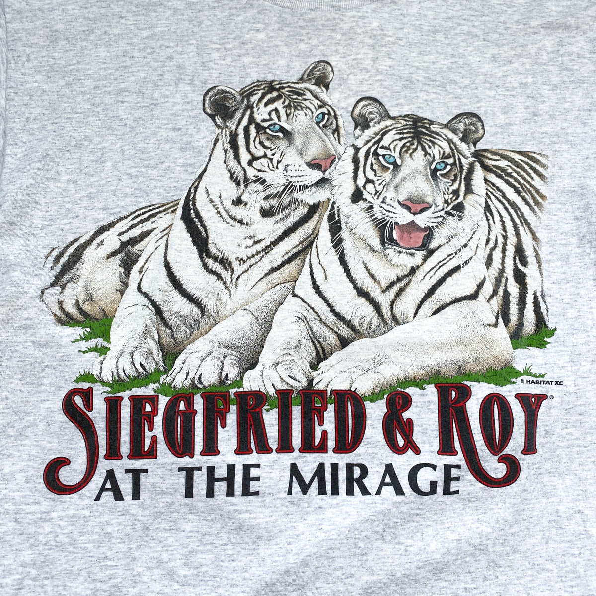 Vintage 1990 Siegfried & Roy Mirage Habitat TShirt CobbleStore Vintage