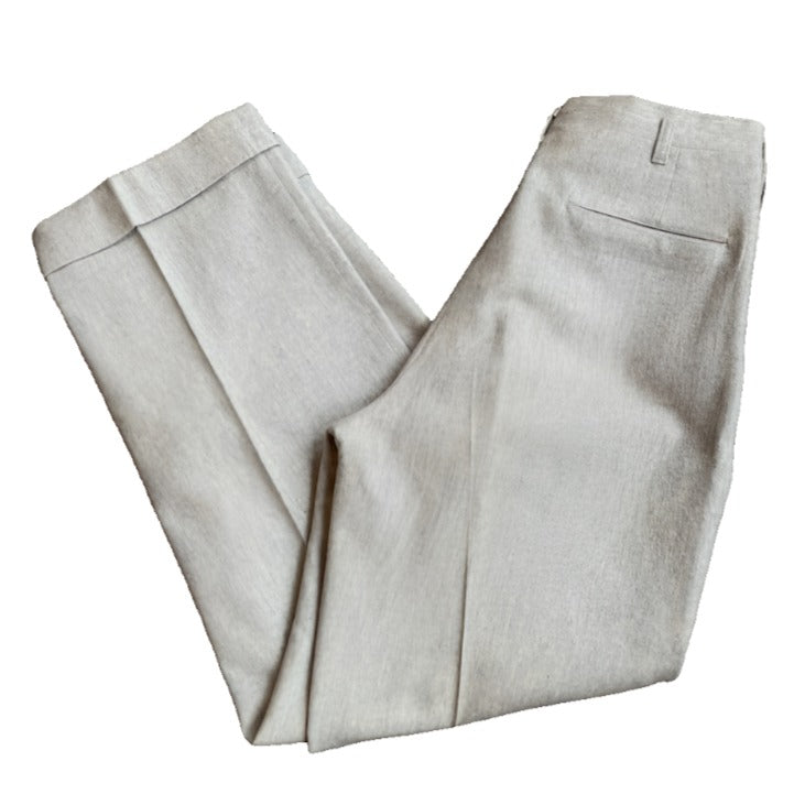 Gray High Waisted Corduroy Pants Jeans Vintage 70's Waist 29