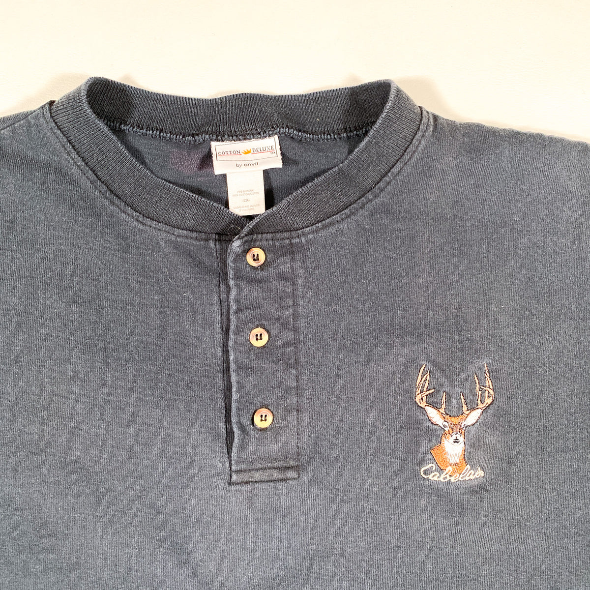 Vintage 90's Cabela's Buck Deer Henley T-Shirt – CobbleStore Vintage