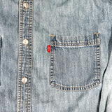 Modern Y2K Levi’s Jeans Light Wash Denim Button-Up Shirt