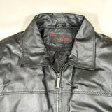 Vintage Y2K Phase Two Genuine Black Leather Jacket
