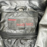 Vintage Y2K Phase Two Genuine Black Leather Jacket