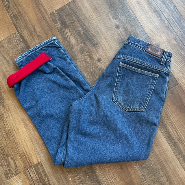 Vintage 90's LL Bean Fleece-Lined Jeans – CobbleStore Vintage