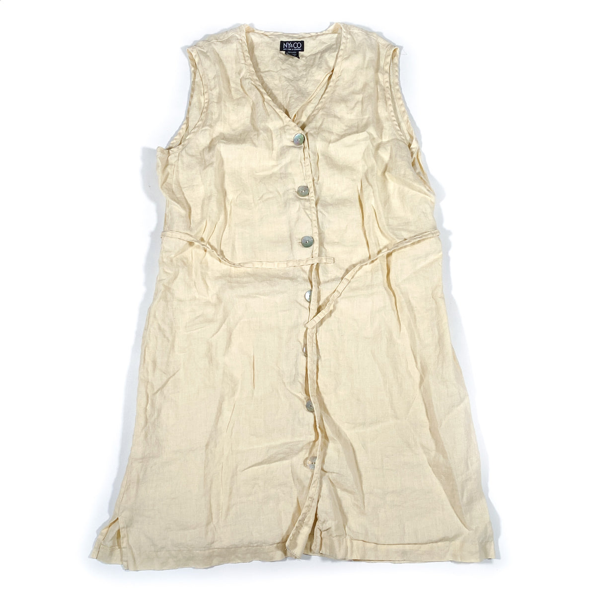 vintage 90 linen dress 90s Green Linen Dress  Luxie Vintage