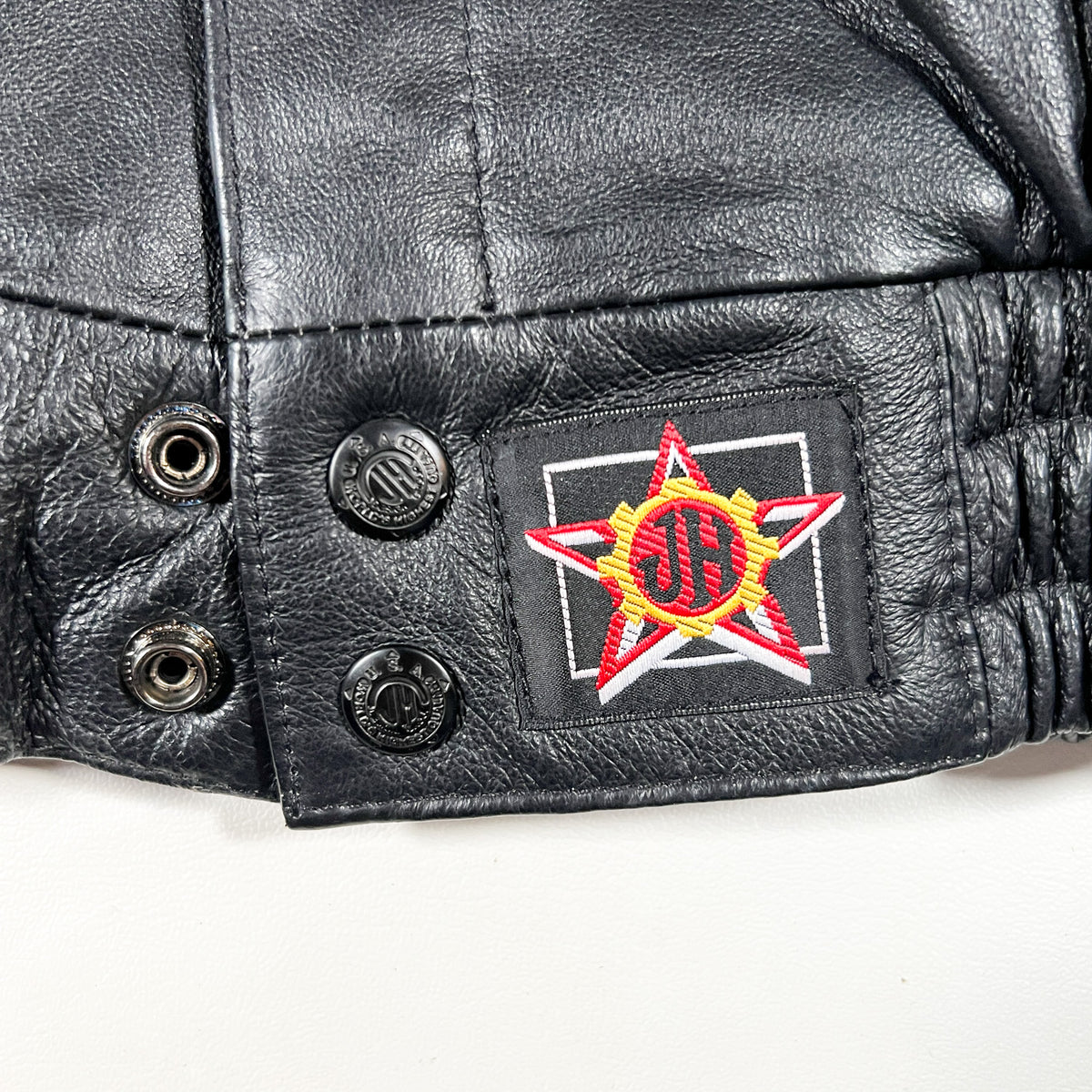 当時物 BLACK LEATHER RACING クルーザー Vintage 90's Dale Earnhardt Goodwrench Leather Racing Jacket