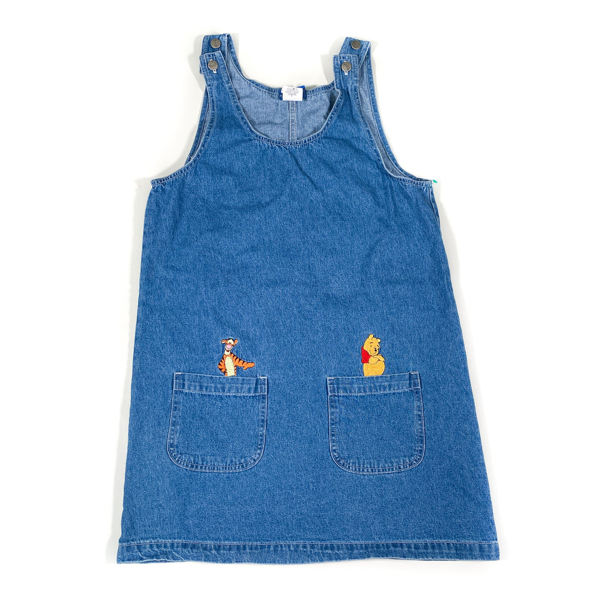 Vintage 90's Winnie the Pooh Denim Dress – CobbleStore Vintage Vintage 90's Winnie the Pooh Denim Dress – CobbleStore Vintage