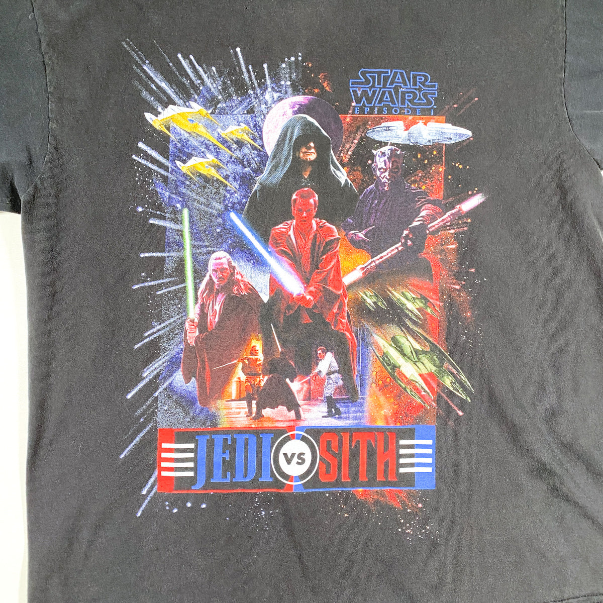 Vintage 1999 Star Wars Episode 1 Jedi Vs Sith T-Shirt