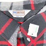 Vintage 80's Five Brother Heavy Cotton Deadstock Flannel Shirts