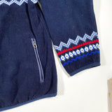 Vintage 90's Polo Winter Pattern Quarter Snap Fleece Sweatshirt