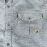 Vintage 90's Nike ACG Blue Micro-Check Button-Up Shirt