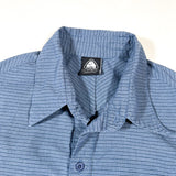 Vintage 90's Nike ACG Blue Micro-Check Button-Up Shirt