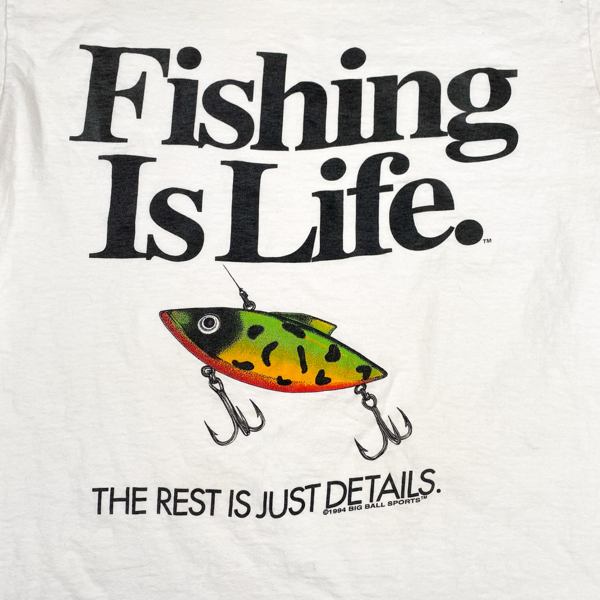 CAPTAINS HELM Fishing Is Life Tシャツ Vintage 1994 Fishing is Life T-Shirt – CobbleStore Vintage