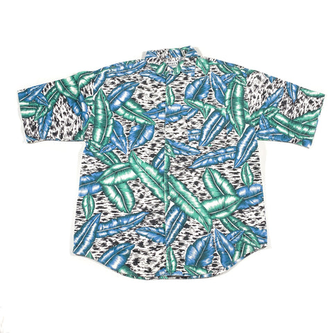 Vintage 90's Impact Floral Hawaiian Button Up Shirt