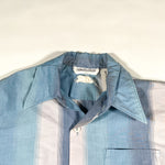 Vintage 80's Oleg Cassini Vertical Striped Button Up Shirt