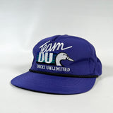 Vintage 90's Team DU Ducks Unlimited Purple Rope Hat