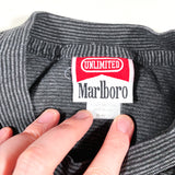 Vintage 90's Marlboro Striped Pocket T-Shirt