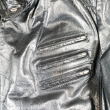 Vintage 90's Chess King Leather Motorcycle Jacket
