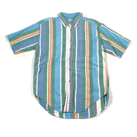 Vintage 90's St. John's Bay Vertical Striped Button Up Shirt