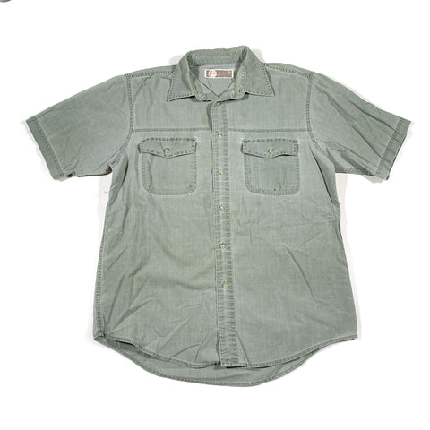 Vintage Y2K Bass Earth Fishing Button Up Shirt