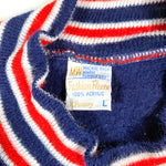 Vintage 80's JCPenney Fashion Fleece Short Sleeve Sweater