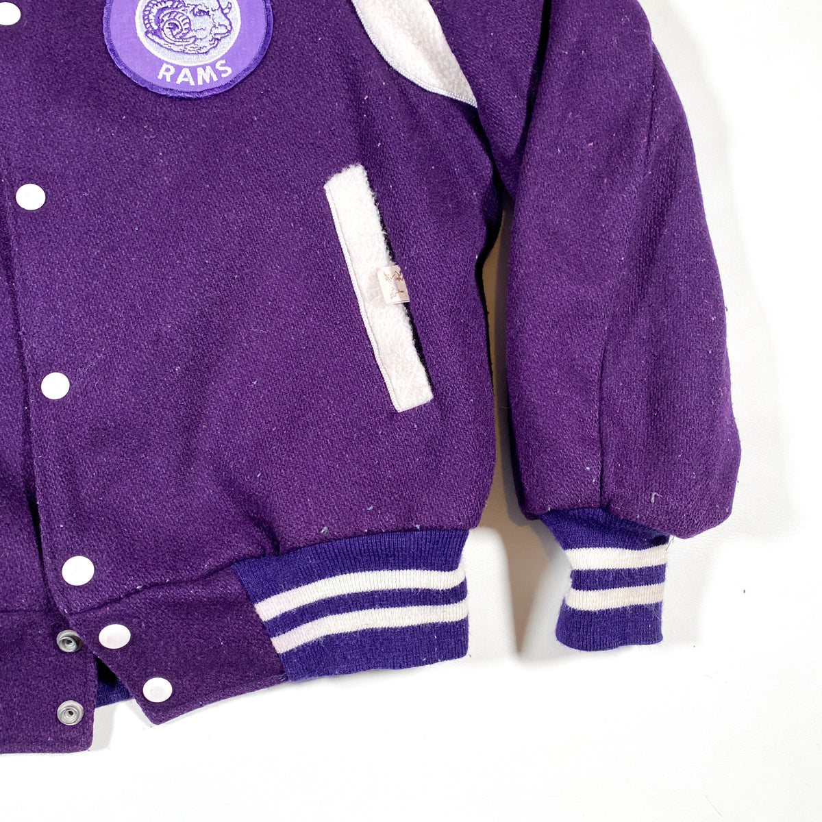 Vintage Purple Varsity Jacket