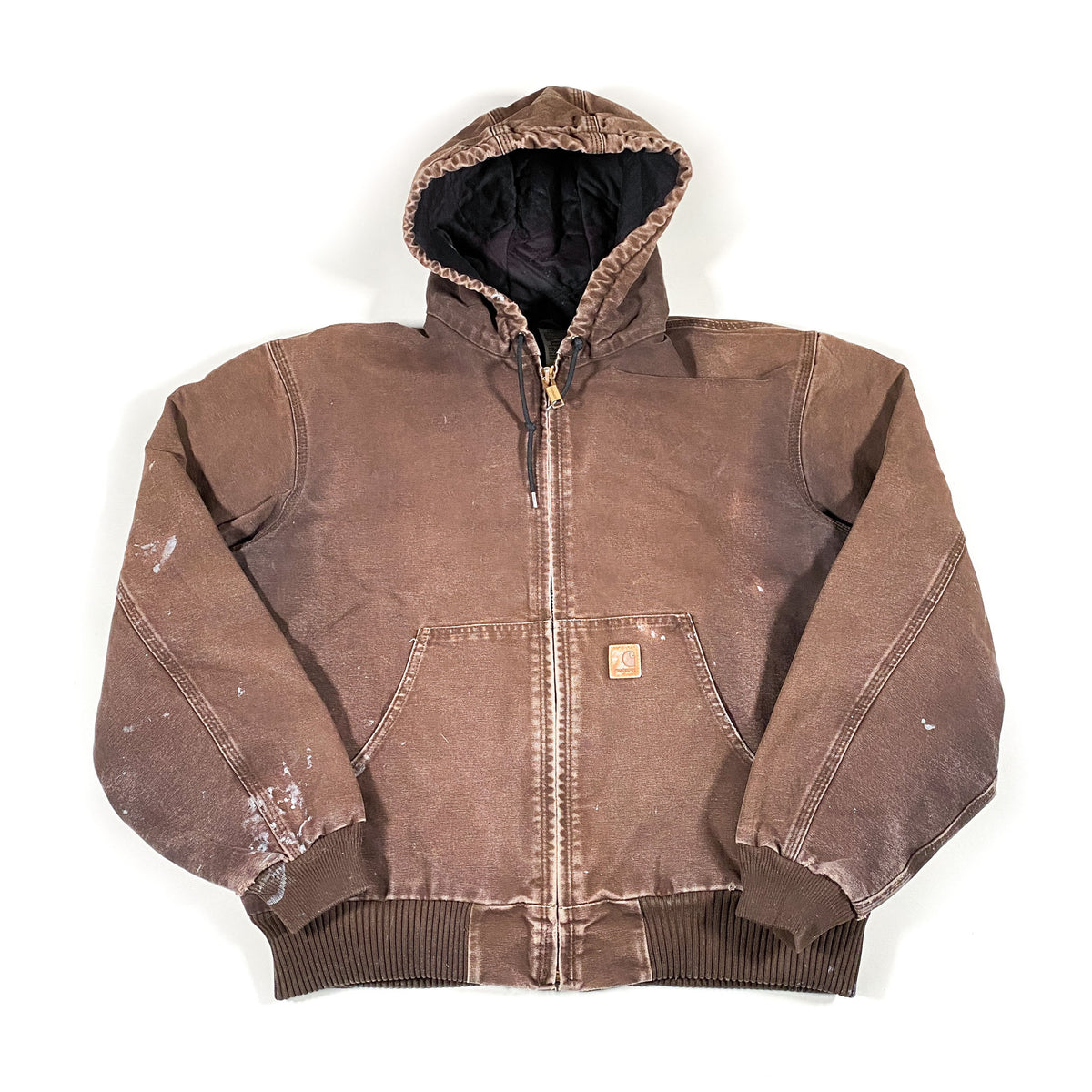 80s~90'S Carhartt Active Jacket Duck Full Zip Parka Made in USA Men's XL Vintage /evb009283