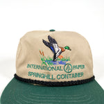 Vintage 90's International Paper Springhill Container Duck Hat