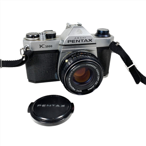 Vintage 1976 Asahi Pentax K1000 35mm SLR Film Camera