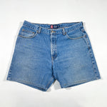 Vintage 90's Chaps Blue Denim Jean Shorts