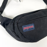 Vintage Y2K Jansport Black Canvas Fanny Pack