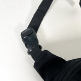 Vintage Y2K Jansport Black Canvas Fanny Pack
