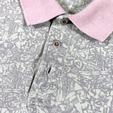 Vintage 90's Nike Golf Pique Cotton Abstract Polo Shirt