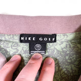 Vintage 90's Nike Golf Pique Cotton Abstract Polo Shirt