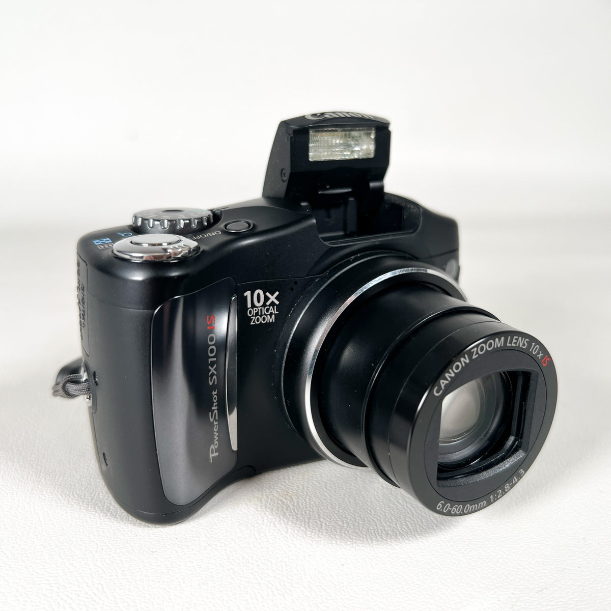 Vintage 2007 Canon PowerShot SX100 IS Black Digital Camera 